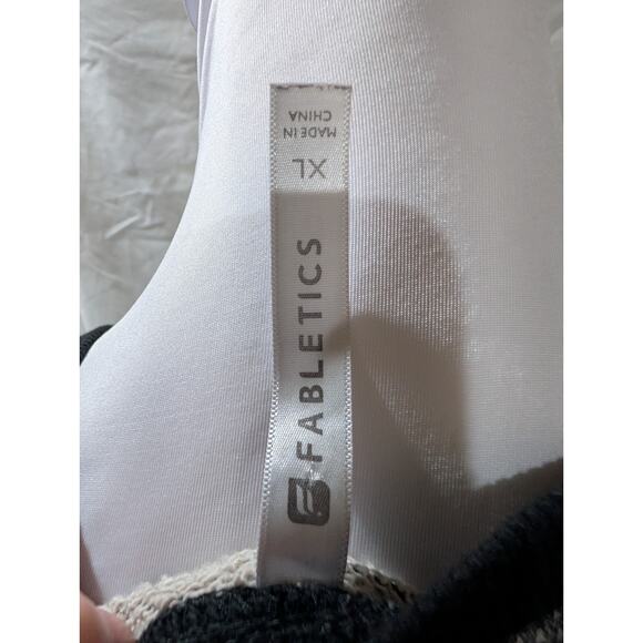 Fabletics Keeva Pullover Heather Gray Black Women's Size XL Sweatshirt Shirt Top - Picture 9 of 15